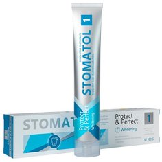 STOMATOL Whitening зубная паста профилактическая бережное отбеливание для чувствительных зубов 100 гр