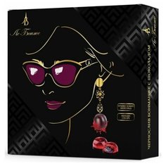 Конфеты в подарочной коробке Ле Бонже Чернослив Бонманж с шоколадом