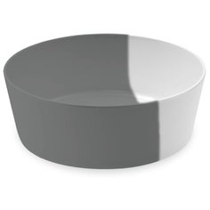 Миска для животных TARHONG "Dual", серо-белая, 15х15х5.6 (700мл)