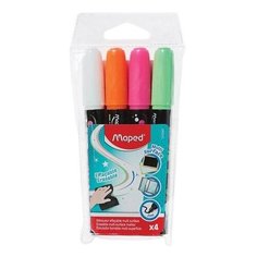 Маркеры универсальные для любой поверхности MAPED В наборе из 4 штук, ассорти, 2 мм, 743547