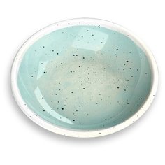 Миска для животных TARHONG "Desert Wash", бело-зелёная, 13.3х2.8см/180мл