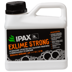 Экслайм Strong / Exlime Strong - средство для удаления налета и ржавчины мин. отложений и послестроительной уборки, 1,2 кг/ 1 л, концентрат Ipax