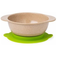 Детская миска 250 мл/ силиконовая подставка/ тарелка 14 см Husks Ware