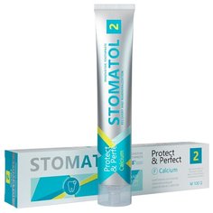 STOMATOL Calcium зубная паста профилактическая укрепление и реминерализация эмали 100 гр