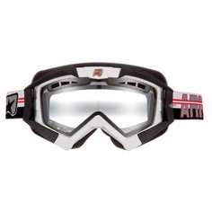 Маска снегоходная Ariete RС Snowmobile Medium, белый, прозрачная линзы