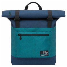 Городской рюкзак Grizzly RU-814-1 20, синий/бирюзовый