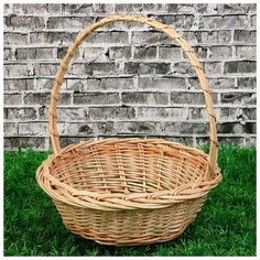 Корзина «Карина», №1, Dдно=14 см, Dверх=22 см, H=7/25 см, лоза 3426274 Сима ленд