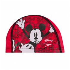 Шапочка для плавания детские SPEEDO Printed Pace Cap Jr 8-11307C872, красно-белый, полиэстер