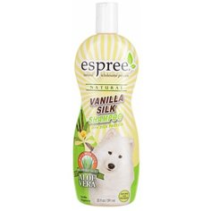 Шампунь Espree Ванильный шелк для ухода за кожей и шерстью Vanilla Silk Shampoo для собак и кошек 591 мл