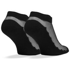 Укороченные женские носки "Две стороны луны" Le Cabaret (сапфировый) р-р 36-40, 1 пара