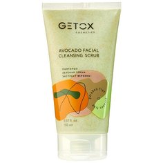 Getox Очищающий скраб для лица с маслом авокадо, 150 мл
