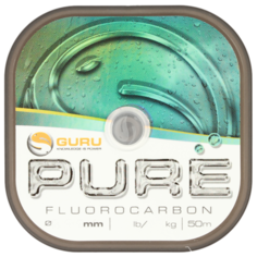 Леска флюорокарбоновая Guru Pure Fluorocarbon 0,10мм 50м