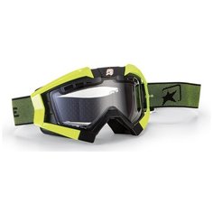 Маска кроссовая Ariete RC FLOW, черный, прозрачная линзы