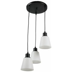 Люстра ЭкономСвет "18091/3BK WT". Черный