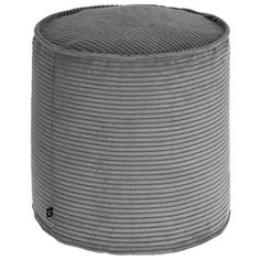 Пуф Zina Ø45 серый La Forma