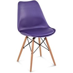 Стул ТМ дэфо NEXUS пластик, дерево, фиолетовый