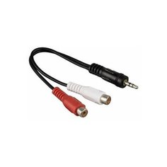 Переходник HAMA 2xRCA (F) - 3.5 Jack (M) (H-43365) (00043365)