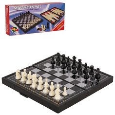 Настольная игра 3 в 1 Шашки, шахматы, нарды Tong DE
