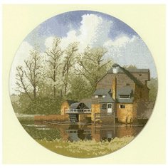 Heritage Набор для вышивания Водяная мельница 25,5 х 25,5 см (JCWM369E)