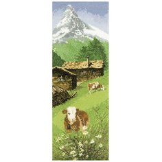 Heritage Набор для вышивания Альпийские луга, 11 x 31 см, JCAM524E