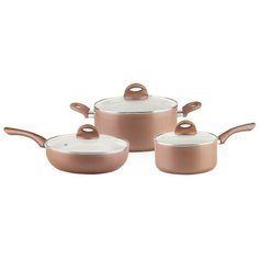 Набор посуды GALAXY GL9507 6 пр. коричневый