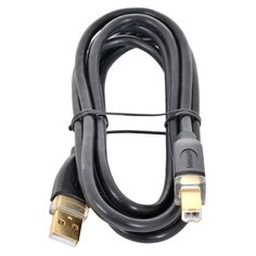 Кабель Hama H-46771 00046771 USB A(m) USB B(m) 1.8 м, черный