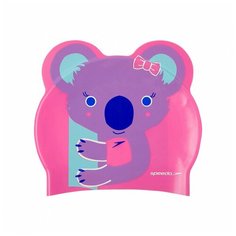 Шапочка для плавания детские SPEEDO Printed Character Koala Jr 8-12240D681, розовый, силикон