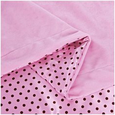 Покрывало "Рэйнольд", 200х220 см, узор: горох, цвет: розовый Sofi De Mark O