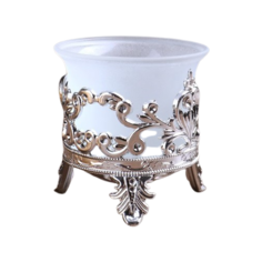 подсвечник Yiwu Zhousima Crafts Сердце из листьев