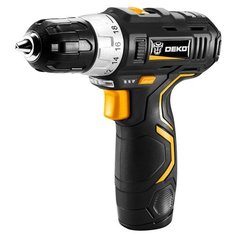 Аккумуляторная дрель-шуруповерт DEKO GCD12DU3 Li-Ion 2 А·ч 12 В x2 кейс с набором инструментов (063-4134)