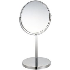 Зеркало косметическое настольное Unistor Smile хромированный