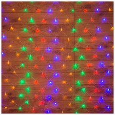 Гирлянда NEON-NIGHT Сеть, 96 LED, 100x150 см, 96 ламп, мульти/прозрачный провод