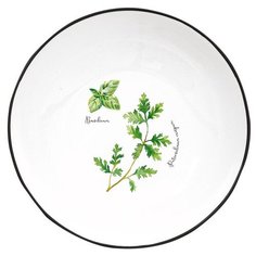 Тарелка суповая Easy Life Herbarium без инд.упаковки, фарфор, 18 см (EL-R2201_HERU)