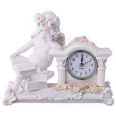 Часы кварцевые настольные Lefard коллекция amore 24*10,5*20 см d циферблата= 6,5 см (390-1164)