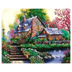 Картина по номерам Paintboy, 37770 Романтический домик 40x50см