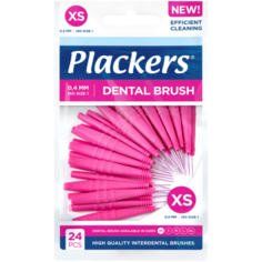 Зубной ершик Plackers Dental 0,4 мм, рoзовый, 24 шт.