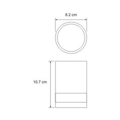 Стакан для зубных щеток WasserKRAFT Inn K-4328