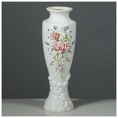Ваза настольная "Амфора", лепка микс , 39 см 4274192 Керамика ручной работы