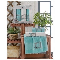 Oran Merzuka Полотенце Classy Цвет: Бирюзовый (50х90 см - 2 шт,70х140 см) br41129