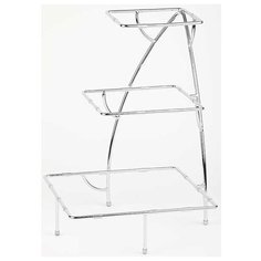 Этажерка 3-х ярусная для квадратных тарелок h=57.5 см APS