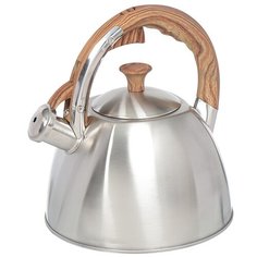 Чайник из нержавеющей стали Daniks MSY-069 со свистком, 3 л