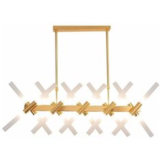 Подвесная люстра Lumina Deco Alford LDP 6036-20 GD