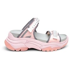 Шлепанцы ASH Atoll, размер 37, розовый/серебристый