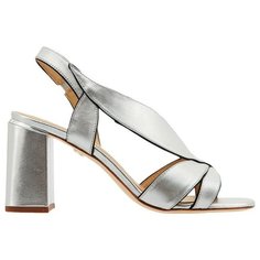 Босоножки Lola Cruz, размер 37, серебряный