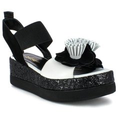 Босоножки Just Couture, размер 39, черный/белый