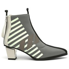 Ботильоны UNITED NUDE, размер 35, белый/серый