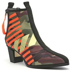 Ботильоны UNITED NUDE, размер 36, оранжевый/хаки