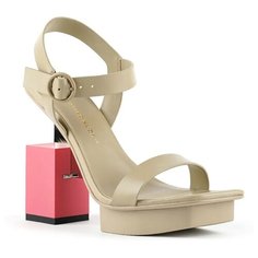 Босоножки UNITED NUDE Cube Sandal Hi, размер 36, светло-серый