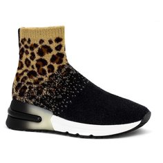 Кроссовки ASH Koni размер 35, черный/леопард