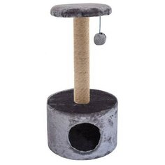 Когтеточка Дарэлл Домик-когтеточка 37х37х73cm Gray 8110 / 99